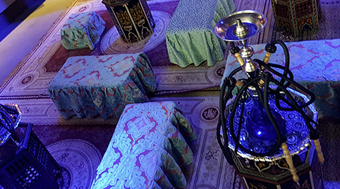 1001 Nacht decoratie voor een Arabisch feest